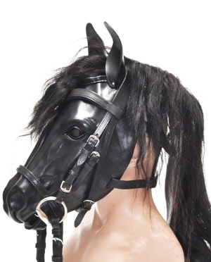 pferdekopf maske